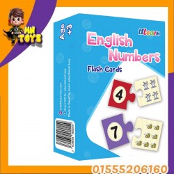 كارت فلاش ارقام انجليزي