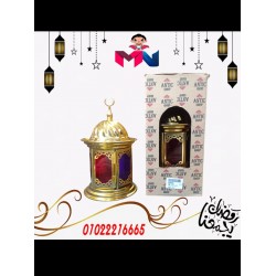 فانوس معدن ذهبي